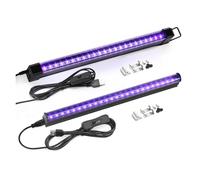 Lampada di polimerizzazione UV, Barra di luce nera a LED T5 T8 USB UV Light Blacklight 395nm 400nm Lampada fluorescente for feste e discoteche Ultraviolet T5 Tube Striscia di luci UV(T8)