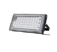 Lampada di polimerizzazione UV, Proiettore LED UV 50w 100w 395nm Stage Blacklight Ultraviolet Light Proiettori Lampada di polimerizzazione Acari Luci Germicida(50W)