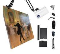 Lampada di proiezione artistica, lavagna luminosa impermeabile per schizzi, proiettori portatili per disegnare, proiettori intelligenti per schizzi per bambini e adulti(White,1.95m)