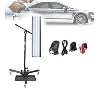 Lampada di rilevamento della riparazione automatica, riflettori della scheda a LED portatile, luce di riparazione in auto per auto con supporto per regolazione e ruote per il controllo della ,110V