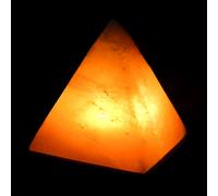 Lampada di Sale Himalayano Rosa naturale a forma di Piramide 3-4Kg