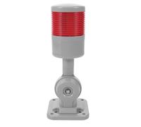 Lampada di Segnalazione LED 24v per Macchine Cnc e Linee | ABS e PC, senza Buzzer, Luce Visiva ad Alta Luminosità, Uso in Officina e Fabbrica