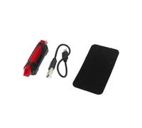 Lampada di Segnalazione per Casco da Bicicletta Lampada da Coda Posteriore Impermeabile Lampada da Ciclismo Portatile Ricaricabile Stile USB LED