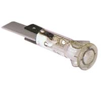 Lampada di segnalazione trasparente Ø 10 mm 230 V adatto per Küppersbusch per lavastoviglie porta piatta 6,3 mm adatto anche per comenda