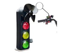 Lampada di sicurezza per mulino a vento, luci decorative per bici, accessorio per moto con bagliore luminoso, apparecchio alimentato dal vento con stile carino, 8,2 x 3,5 x 3,5 cm, illuminazione a LED