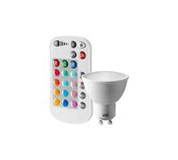 LAMPADA DICROICA GU10 5W RGB + WHITE 3000K