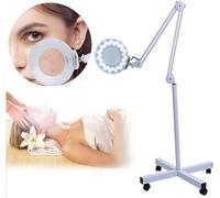 Lampada d'ingrandimento a LED, 5X lampada di illuminazione di ingrandimento lampada da terra, pieghevole con carovita, per leggere il tatuaggio del sopracciglio Manicure ciglia Extension