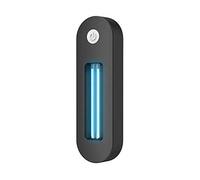 Lampada disinfettante UV Sterilizzatore UVC Ricarica USB Luce disinfettante UV per la casa della toilette Pattumiera Pattumiera Lampada germicida(Black)
