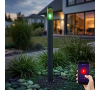Lampada Dissuasore da Percorso Piantana Antracite Regolatore Smart LED H. 110 CM