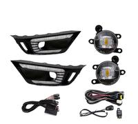 Lampada Diurna Per Auto Per Ford Per Ranger Per Raptor 2022-2024 Luci Diurne A LED Paraurti Anteriore Per Auto Guida Fendinebbia DRL(DRL Fog Set Yellow)