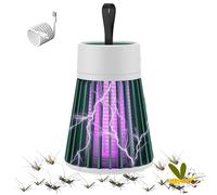 Lampada elettrica ammazza zanzare, 2 in 1portable Cordless Outdoor Waterproof Camping Lamp, Mute and USB Charing, for Home, Camping, Picnic (1pcs)