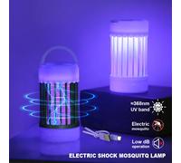Lampada elettrica antizanzare Luce UV Bug Zapper Trappola USB 5V Estate Scacciamosche Luce antizanzare Campeggio
