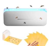 Lampada Elettrica per Zanzare da 220 V, Repellente per Insetti, 10 W Power Fly Killer, Luce UV da 365 nm, Senza Sostanze Chimiche, Valida per Uso Interno ed Esterno, 50 m-100 m2. (20 fogli inclusi)