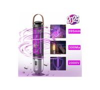 Lampada elettrica UV antizanzare da 2000 V, trappola per insetti efficace per interni ed esterni fino a 100 mq.