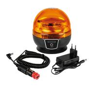 Lampada emergenza con luce rotante a led ricaricabile 9/30V+230V