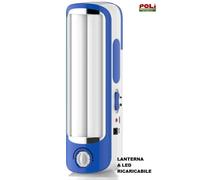CFG - Luce Di Emergenza Led Lampada Torcia Ricaricabile Portatile Casa Andromeda 2 Con Dimmer Potenziometro