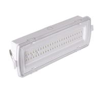 TEMPO DI SALDI Lampada di Emergenza con 50 Led Completa di Incasso + Batteria Luce Bianca 4 W