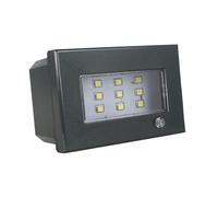 LAMPADA EMERGENZA SEGNAPASSO LED 3W SILVER TECH NERO COMPATIBILE AXOLUTE