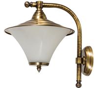 Lampada Esterni Ottone Vetro Schermo Rustico Wandleuchte Terrazza Balcone Casa