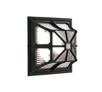 Lampada Esterno Lusso Alluminio Pressato Nero D 30 Cm 1 Fiamma E27 Veranda [EEK: Non valutato]