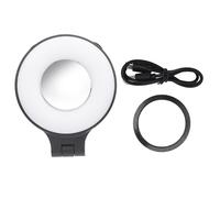 Lampada Estetista Selfie LED Anello Rotondo Portatile 3 Colori Temperatura Regolabile - Luce Professionale per Foto, Video PMU e Trucco con Cavalletto per Smartphone
