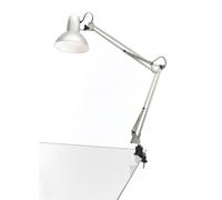 LAMPADA ESTETISTA SNODABILE ORIENTABILE E27 DA SCRIVANIA TAVOLO CON MORSETTO
