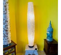 Lampada etnica piantana madre perla lampada chic