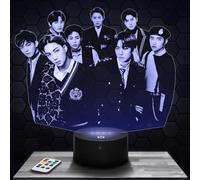 Lampada Ex decorazione per camera da ragazza Lampada 3D Ex oggetto K-pop Corea Pop Coreana idea regalo decorazione luce soffusa luce notturna decorazione ufficio. Natale. regalo adolescente TOP