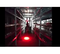 Lampada Faretto Led Per Carrelli Elevatori Muletti Luci Rosso 9V-60V 20W