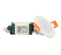 Lampada Faretto Pannello Led Da Incasso Rotondo 3W=30W Bianco Caldo Diamet