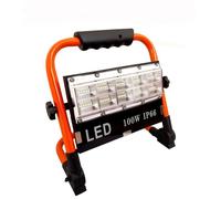 LAMPADA FARO FARETTO DA CANTIERE TORCIA LAVORO LED 100W BATTERIA RICARICABILE