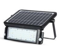 Lampada Faro Led Con Pannello Solare 10W 4000K Doppio Sensore PIR Base Inclinabi