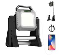 Lampada Faro LED Portatile Ricaricabile Con Asta Telescopica 276 led 3.7V