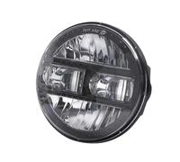 Lampada Faro Per Touring Per Softail Per Heritage Per Street Per Glide Per Road Per King Proiettore Faro A LED Per Moto Da 5,75/7 Pollici 90W(5.75 inch Black)