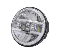 Lampada Faro Per Touring Per Softail Per Heritage Per Street Per Glide Per Road Per King Proiettore Faro A LED Per Moto Da 5,75/7 Pollici 90W(5.75 inch Silver)