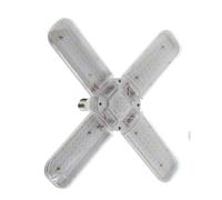 Lampada fito pieghevole 24W 36W 48W E27, lampada da coltivazione a LED utilizzata for interni for la crescita dei pantaloni fioritura fioritura fungo clone succulente,Risparmia Elettricità(Pink,24W)