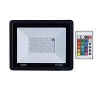 Lampada Flood LED Esterno- 220 V Faretti A LED Per Esternni | Proiettori Per Esterni | Fari Esterrni | Luci Di Alluvione | Lampada RGB Con Telecomando Impermeabile Per Illuminazione Giardino Cortile