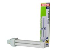 Lampada fluorescente compatta Dulux D 26 Watt G24d 3 VE = 1