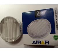 LAMPADA FLUORESCENTE GX53 SYLVANIA 6W-AIRAM 9W-LEONARDO 7W LUCE CALDA O NATURALE [EEK: A]