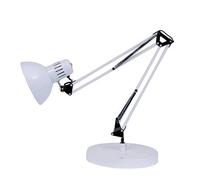 Alba - Lampada da tavolo modello architetto, colore: bianco (ARCHI BC)