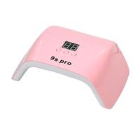 Lampada for asciugatura gel for unghie trapezoidale con 24 perline LED, macchina for fototerapia for, strumento professionale for manicure, attrezzatura USB integrata(Pink)
