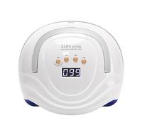 Lampada for asciugatura unghie a LED UV da 380 W professionale for for gel a polimerizzazione rapida for smalto 84 con sensore intelligente(X27)