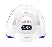 Lampada for asciugatura unghie a LED UV da 380 W professionale for for gel a polimerizzazione rapida for smalto 84 con sensore intelligente(X23)