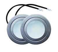 Lampada For Cappa Aspirante, Aspiratore Di Fumo, Foro Da 55-60 Mm, Equivalente A Lampada Alogena Da 15 W, 2 Pezzi, 12 V CA, 2 W, LED(Warm White 3000K,EL)
