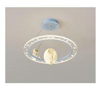 Lampada for la cameretta dei bambini Camera da letto creativa Lampada da camera Astronauta Lampadario a led Nordic minimalista Cielo stellato Illuminazione Lustri,lampadario