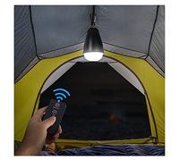 Lampada for lanterna a LED portatile ricaricabile dimmerabile impermeabile con telecomando, lampada da campeggio esterno a 3 modalità USB Carica for escursioni, arrampicata, backpacking, emergenze