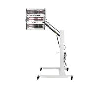 Lampada For Polimerizzazione Della Vernice A Infrarossi Luce Di Cottura Riscaldante 3300 W Rotante A 360 ° Ad Asciugatura Rapida Con Cabina Spruzzo Supporto Regolabile