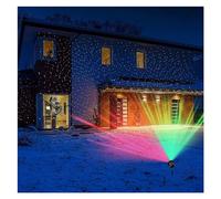 Lampada for proiettore a stella a cielo pieno in movimento Verde Rosso Decorazione for giardino all'aperto Illuminazione da palco a LED for feste di Natale, Con Una Visione Realistica