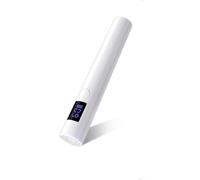 Lampada for unghie a LED portatile Mini lampada for con due timer for manicure ad asciugatura rapida for la polimerizzazione di tutte le e lo smalto in gel(WHITE)