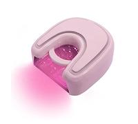 Lampada for unghie a LED UV da 48w for a senza fili Batteria al litio ricaricabile for a for cure professionale Manicure Art Polimerizzazione rapida e uniforme(Pink)
